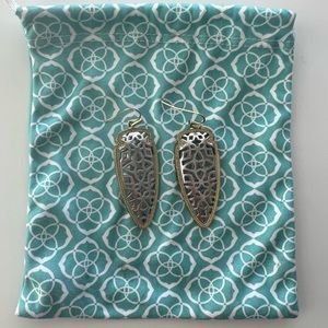 Kendra Scott Sadie Earrings in Silver Filigree Mix